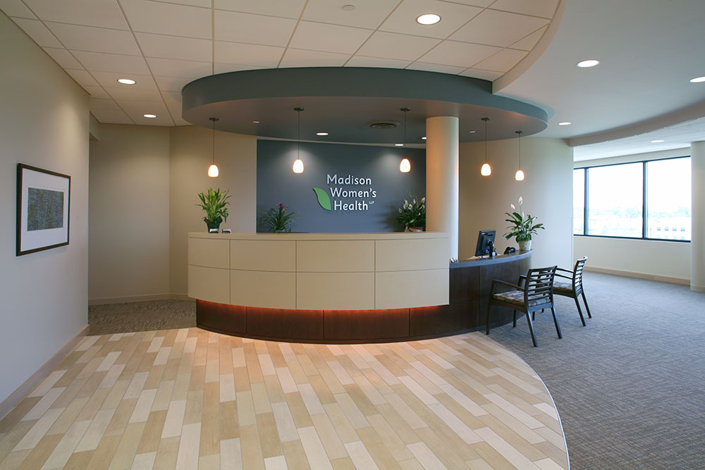 Madison Women's Health lobby, Madison OBGYN Clinic