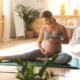 Woman exercising during pregnancy