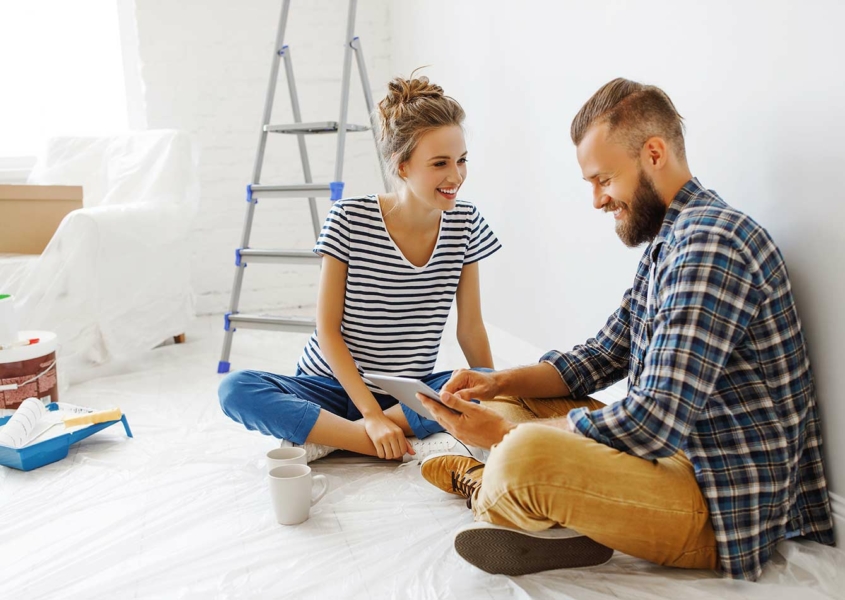 Couple preparing for a baby