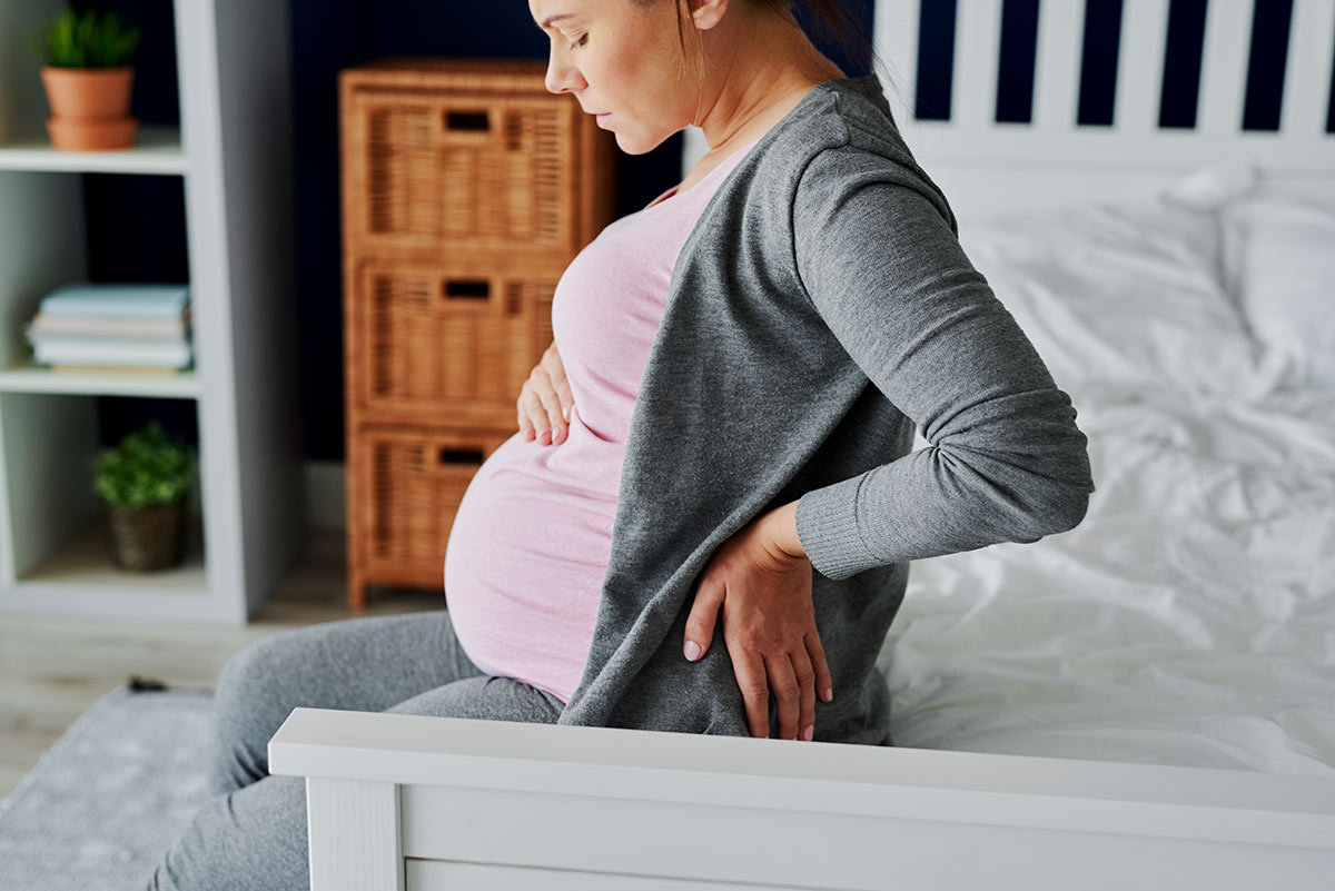 Is back pain normal with pregnancy?